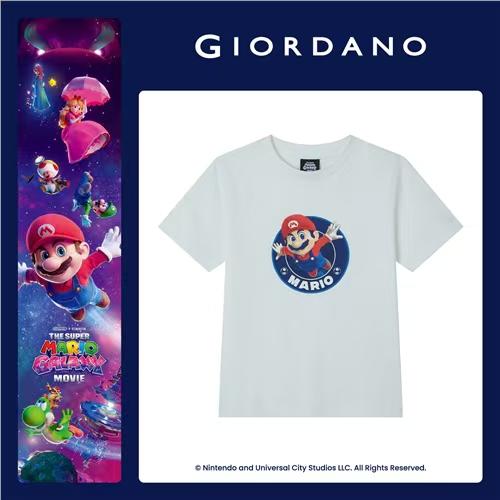 佐丹奴童装【超级马力欧兄弟联名款】印花短袖索罗娜T恤衫03086352 商品图3