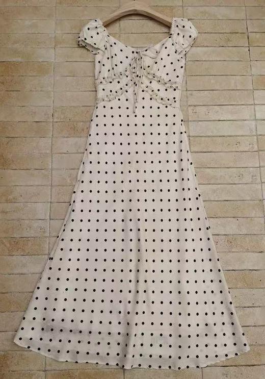 【门店同款】ENJOY夏季温柔波点茶歇长裙 163596620 商品图0