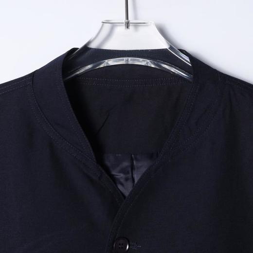 SDSA男装2026新款高贵立领单排扣棒球夹克宽松松紧收腰休闲上衣 商品图1