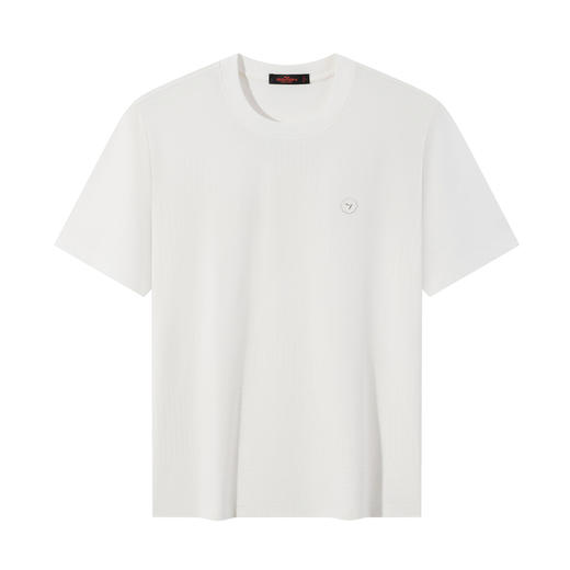 【提花T恤】柒牌短袖T恤2026年夏季新款圆领休闲上衣 130T72120 商品图4