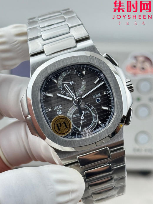 P1百达翡丽鹦鹉螺系列5990/1A 男士腕表 表径40.5mm 对版功能 商品图3