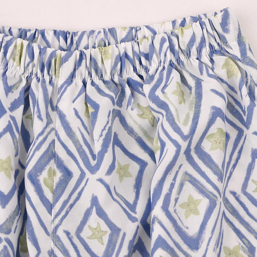 棉果果夏季新品女童人棉凉感梭织九分裤M202208426325 商品图2