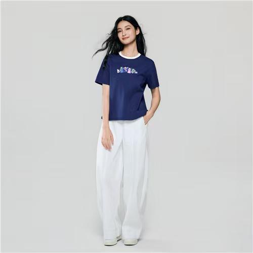 佐丹奴女装【超级马力欧联名款】撞色领边印花短袖T恤衫05396302 商品图3