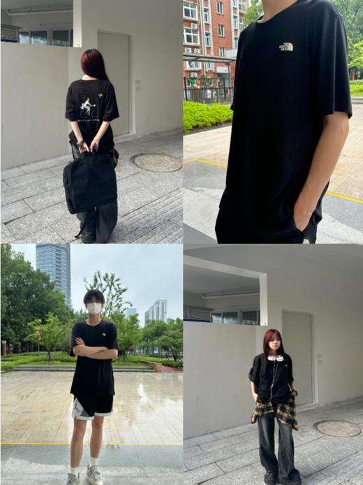 北面走进你心里简约卡通T恤 商品图3