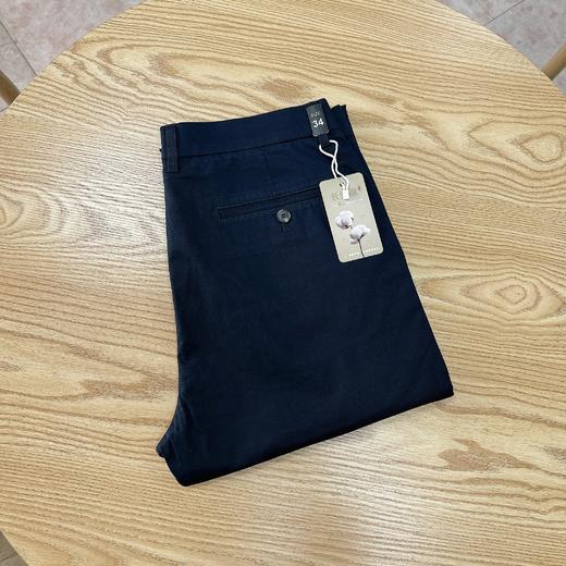 男士休闲棉质西裤春夏款纯色经典版型直筒长裤   YMXZ-96958 商品图1