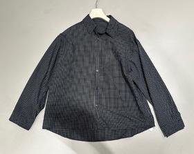 【门店同款】ENJOY秋季韩系刺绣小格衬衣 166293544