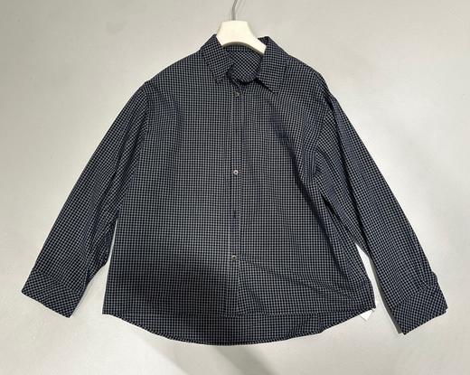【门店同款】ENJOY秋季韩系刺绣小格衬衣 166293544 商品图0