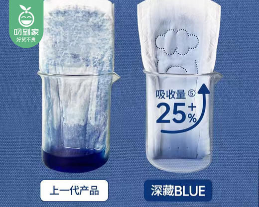 她研社深藏BLUE棉柔卫生巾（夜用）/2包（每包360mm*5片）赠送同款试用装4片限用日期：29年1月 商品图3