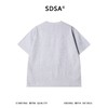 SDSA男装2026新款高贵轻奢亨利领小V领短袖T恤肌理感宽松圆领上衣 商品缩略图0