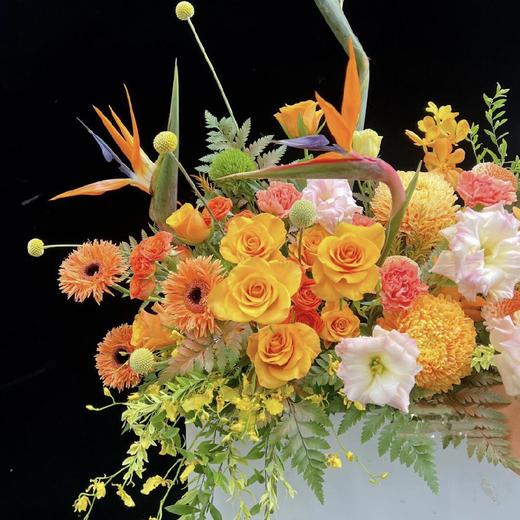 安然与共-橙色系讲台花 商品图2