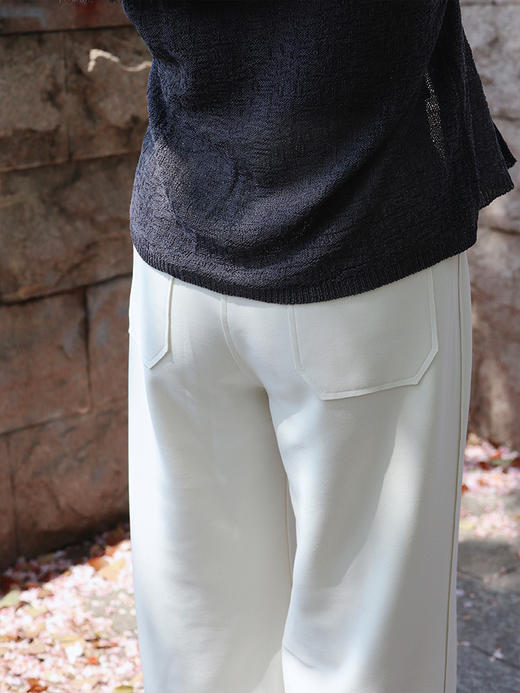 白色SM码/黑色S码预售10-15天【MaxMara同款  阔腿长裤】预售5-7天 拉满细节的高级感 独家定制凉感面料  藏肉显高！ 商品图6