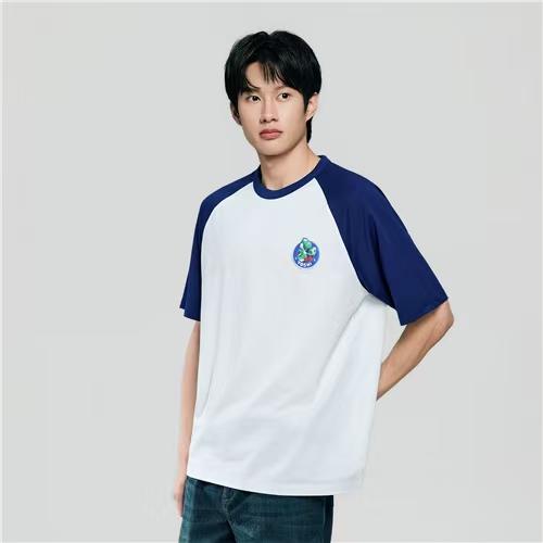 佐丹奴男装【超级马力欧兄弟联名款】索罗娜撞色拼接短袖T恤衫01096357 商品图2