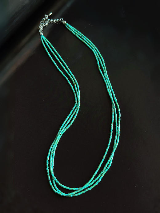 春日绽放 | 天然绿松石 青金石 橄榄石彩宝项链 商品图4