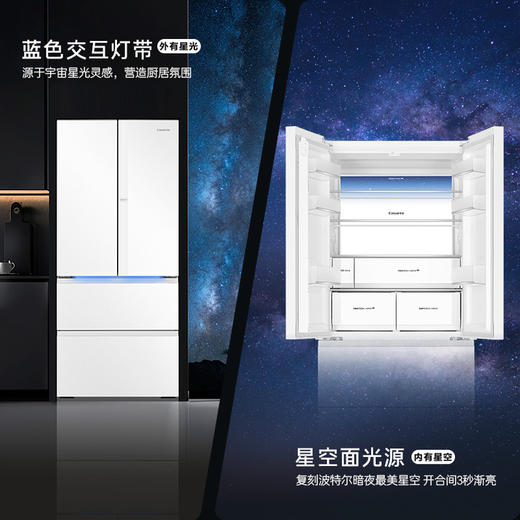 卡萨帝（Casarte）冰箱 BCD-520WGCFDMGCTU1 (白) 商品图5