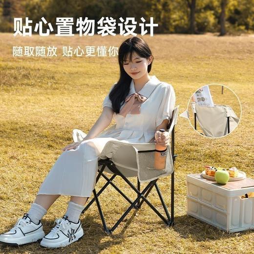 【随取随放！轻盈便捷】折叠便携月亮椅懒人椅户外野外露营桌椅休闲靠背超轻椅子钓鱼凳子。xb 商品图2