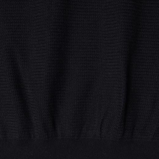 SDSA男装2026高贵轻奢老钱风简约纯色华夫格针织翻领短袖T恤百搭 商品图4