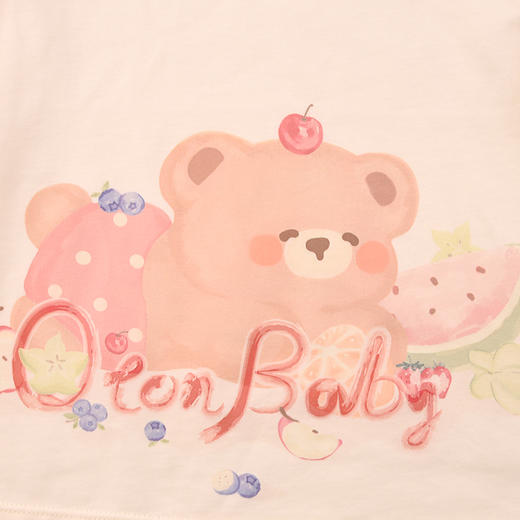 棉果果夏季新品女童纯棉凉感短袖T恤M222140226314 商品图2