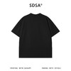 SDSA男装2026新款高贵轻奢网纹晕染印花宽松圆领短袖T恤百搭上衣 商品缩略图1