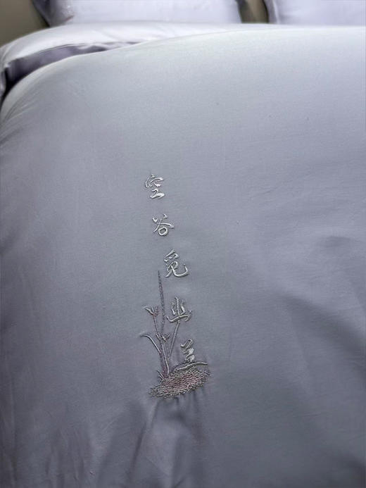春季四件套福利  现货有限【水星同款 新疆长绒棉 国风刺绣四件套】72小时内发货  部分预售5-10天 柔软细腻 丝滑亲肤 四季可用  夏不闷热冬不静电 商品图7