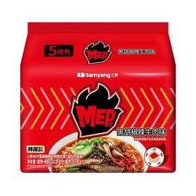 三养510gMEP黑胡椒辣牛肉味拉面