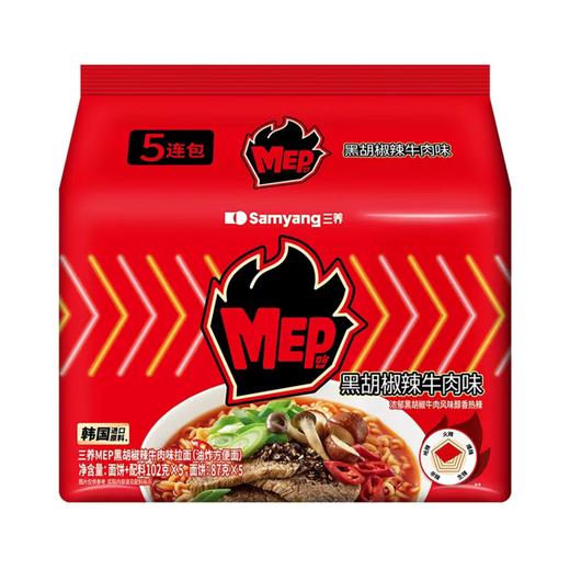 三养510gMEP黑胡椒辣牛肉味拉面 商品图0