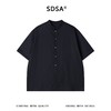 SDSA男装2026新款高贵轻奢极简风华夫格肌理立领短袖衬衫百搭休闲 商品缩略图0