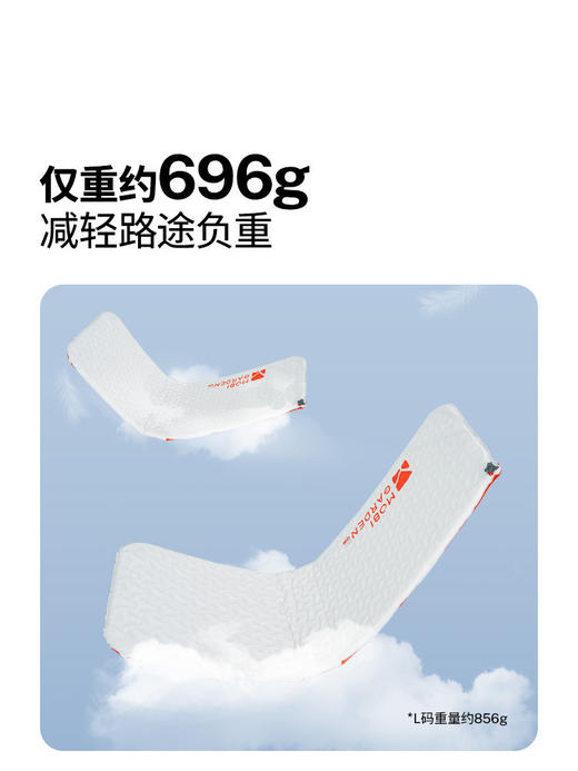 牧高笛云逸3D海绵自充气垫户外防潮垫露营帐篷地垫坐垫充气床垫 商品图3