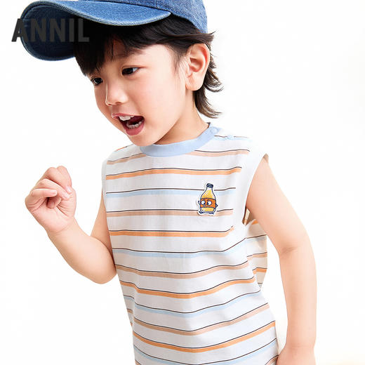 【实体店同款】男童背心夏季新款安奈儿童装XB622178 商品图2
