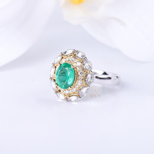 【满庭芳】祖母绿戒指-CB12411011 商品图5