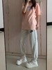 F040311春季新款纯棉面料运动宽松休闲百搭卫裤直筒阔腿裤长裤 商品缩略图6