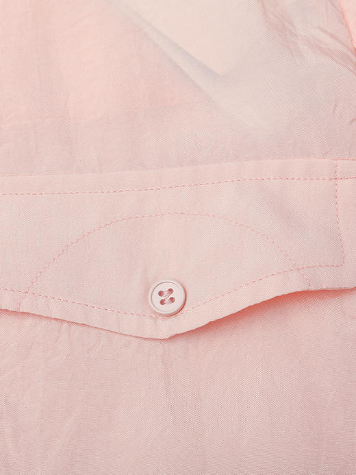 法式慵懒风短款白衬衫女 天丝薄款防晒开衫 小个子松弛感通勤百搭长袖衬衣 商品图3