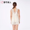 都市丽人睡衣女士睡衣薄家居服网纱冰丝睡衣女士网纱短袖套装有杯垫背心短裤LHC2E3 商品缩略图2
