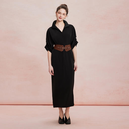 RF807斯尔丽26新款商场同款宽松H廓形不挑身材知性大方连衣裙 商品图11