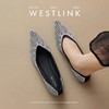 西遇水钻尖头浅口单鞋女2026新款春季珍珠百搭舒适仙女风平底鞋子V0066328 商品缩略图1