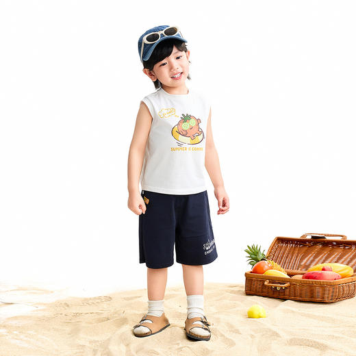 【实体店同款】男童全腰中裤夏季新款安奈儿童装XB626188 商品图3