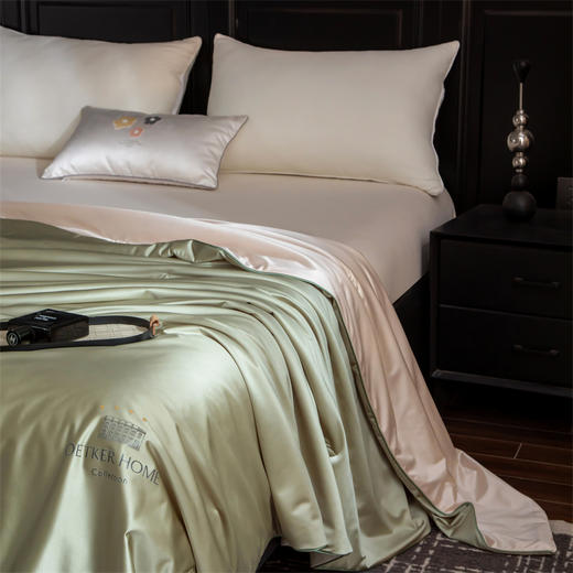 ✨贵妇级面膜被【OETKER-冰锦丝抗菌爽肤水光被】🌟超星级国际大师酒店御用面料，丝滑柔顺赛真丝✅不易变形、不褪色✅打理0难度，随意机洗无压力 商品图1