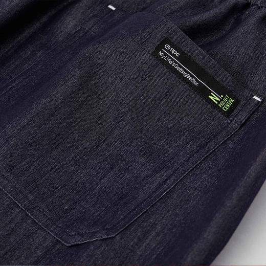 NPC潮牌宽松百搭抖抖牛仔裤弹力腰围男立体剪裁春上新NP62TR10 商品图2