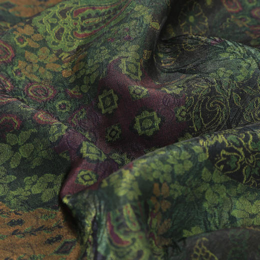 RF404斯尔丽26新款新中式提花双色深V宽松廓形挡肉百搭马甲 商品图8