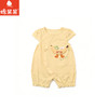 棉果果夏季新品女童纯棉凉感爬衣偏襟短袖连体衣M222720226309 商品缩略图0