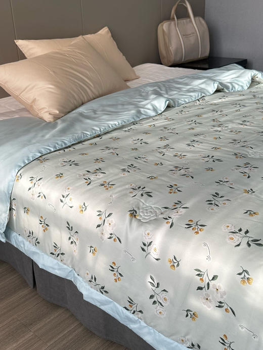 竹语天丝凉感夏被母婴A类天丝抗菌抑菌被子 商品图2