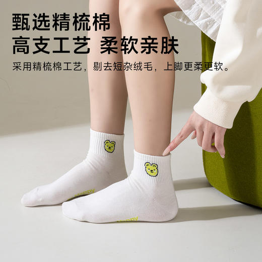 女士卡通短筒袜 商品图1