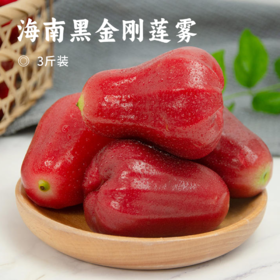 海南黑金刚莲雾 | 长在树上的“矿泉水” !  甜度高 ! 汁水充沛，表皮光亮色泽好 ! 当日新鲜采摘顺丰空运!