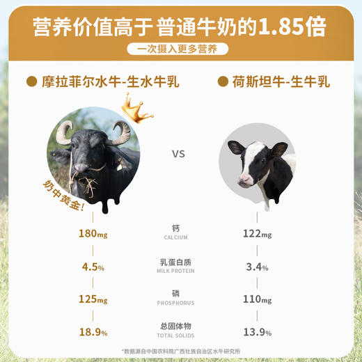 【12瓶】皇氏水牛0.09秒低温水牛鲜奶 180ml*6*2组 A-170-1 商品图4