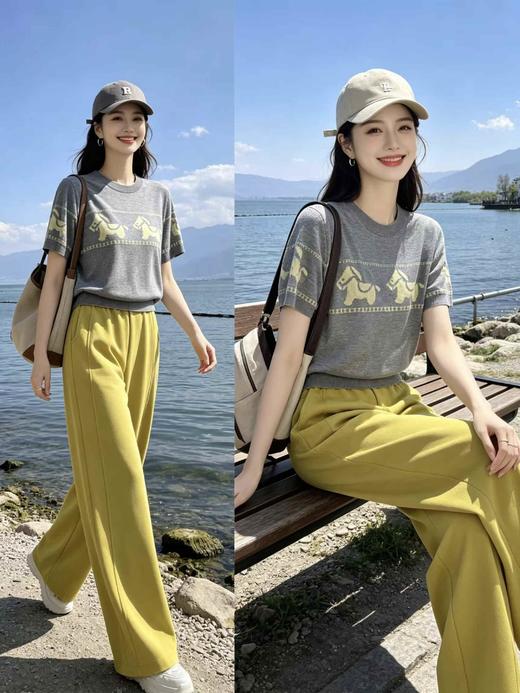 686205天丝亚麻短袖T恤 商品图1