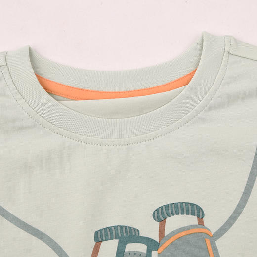 棉果果夏季新品男童纯棉凉感短袖T恤M212140226370 商品图2