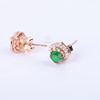 【心有灵犀】翡翠耳钉EZ12509018 商品缩略图4
