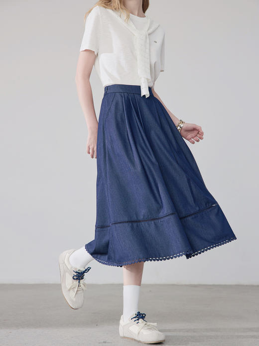 【百图lulu定制】【披肩针织衫】假两件 镂空钩花披肩  柔软 细腻 氛围感 针织衫 商品图9