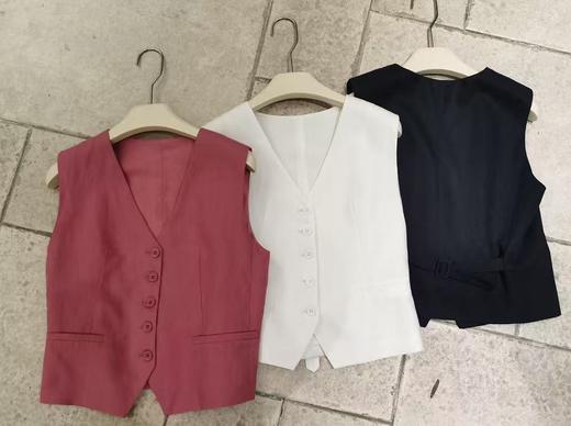 【门店同款】ENJOY夏季西装麻料马甲 163595037 商品图0