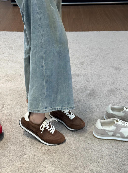 TORY BURCH Hank  圆头系带 低帮 生活休闲鞋 商品图1