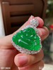 老坑高冰艳绿佛公吊坠【3013804】具体价格微信咨询 商品缩略图5
